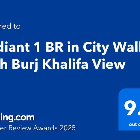 Radiant 1 Bedroom In City Walk Dubai Exterior foto