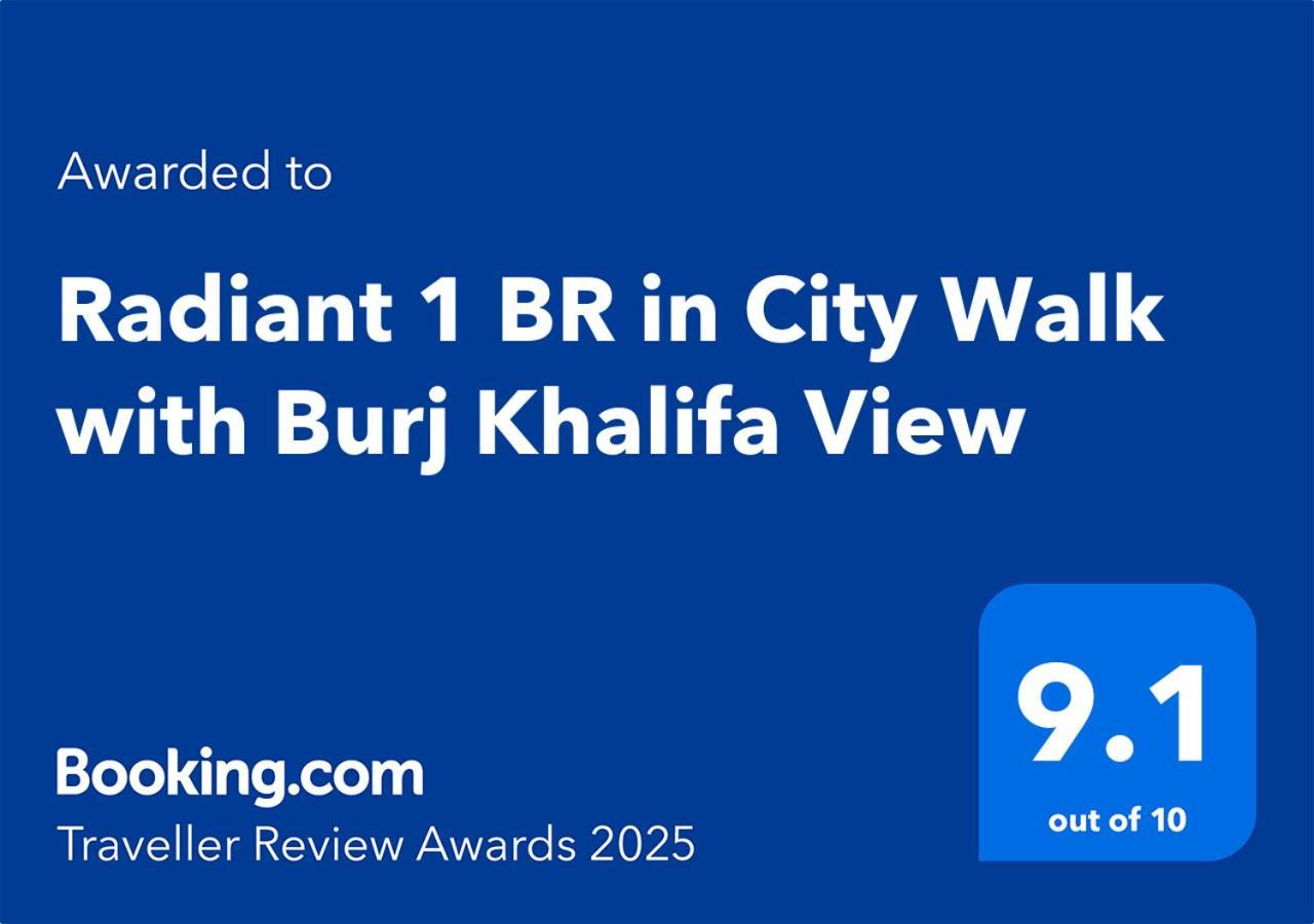 Radiant 1 Bedroom In City Walk Dubai Exterior foto